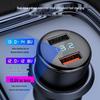 Dual USB Car Charger for Huawei - 66W Fast Charge, 100W Digital Display, Cigarette Lighter Adapter