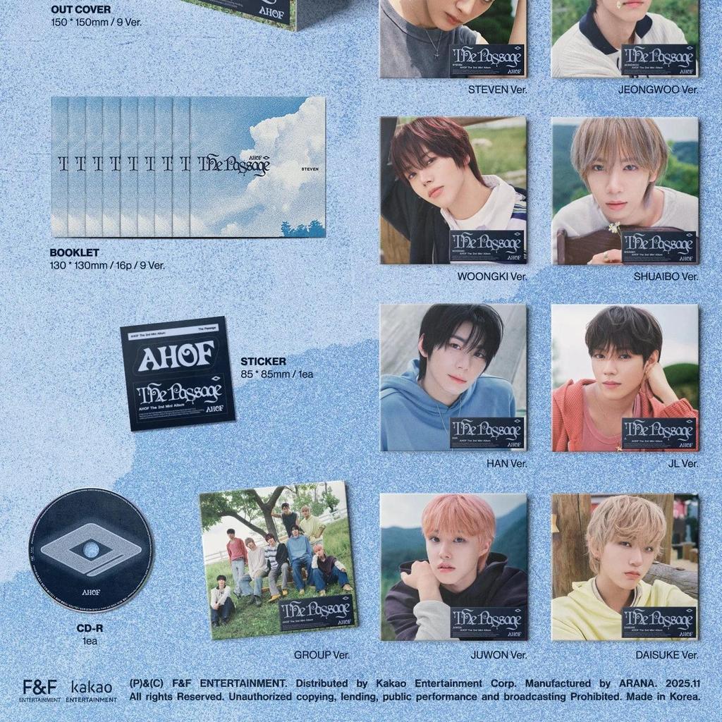 AHOF [THE PASSAGE] 2. Mini Album DIGIPACK