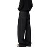 Men's American Retro Wide-Leg Jeans - Trendy, Loose-Fit, Straight Casual Trousers