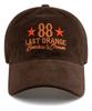Bichiseuaenkeulim Last Orange Cotton Ball Cap-Brown