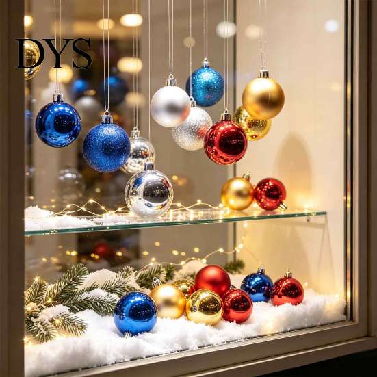 Glossy Matte Glitter Baubles 24 Pcs Small Christmas Ball Ornaments, Mini Shatterproof Plastic Indoor Outdoor Tree Decor Xmas Hanging Decoration