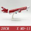 Kits de modèles d'avions en métal moulé sous pression AirAsia MD-11 1/300 avec support (8,3 pouces L) pour Jouet d'Avion Adulte Cadeaux d'Aviation ou Collections