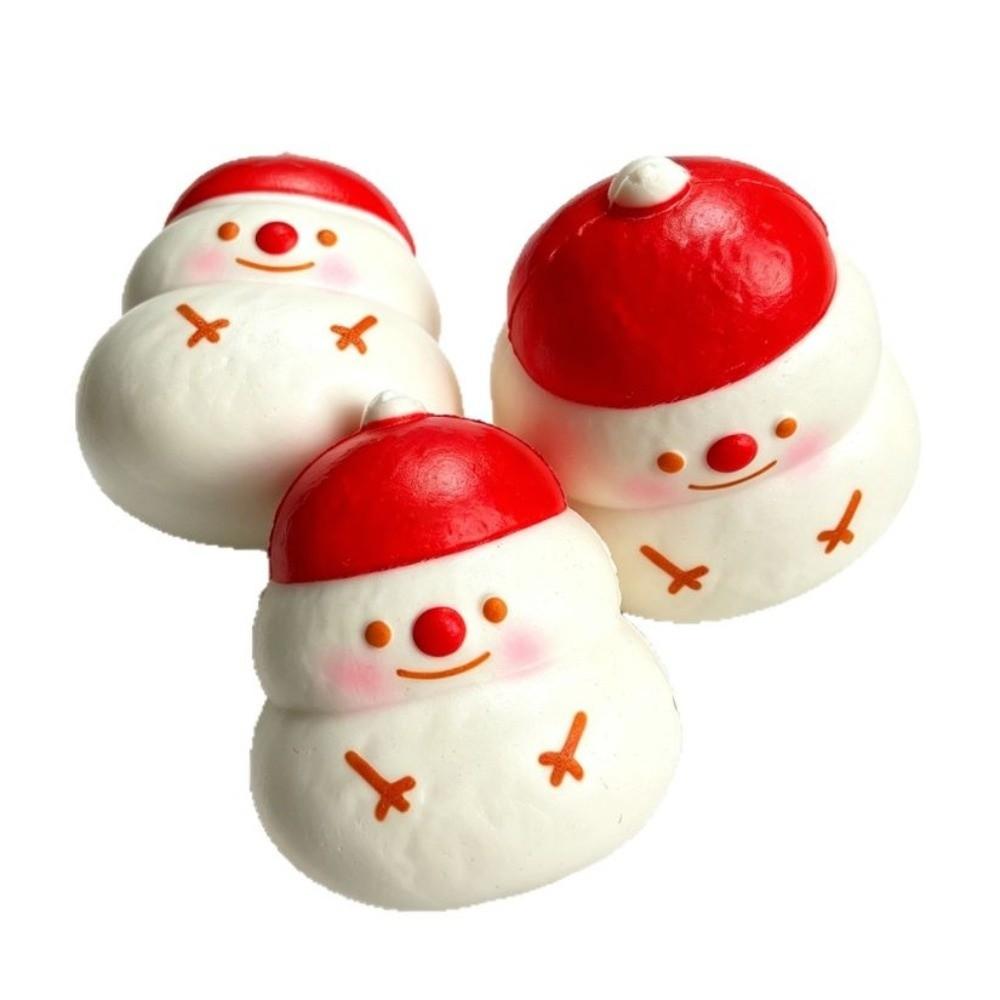 Slow Rebound Christmas Snowman Squishy Soft Christmas Squishy Toy Goodie Bag Stuffer