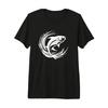 Fisch Grafik Sportfischer Premium T Shirt Vintage Graphic Streetwear Stretched Casual Top For Everyday Wear Versatile
