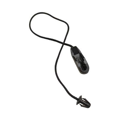 2pcs Trunk Cover Hook Clip Buckle Shelf Lanyard Fit For Mazda 3 Alexa Hatchback Black