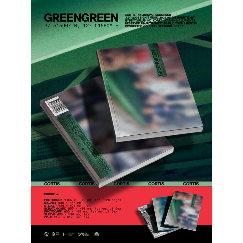 [Pre-Order] CORTIS GREENGREEN Kpop Album CD Photocard Official Random Version