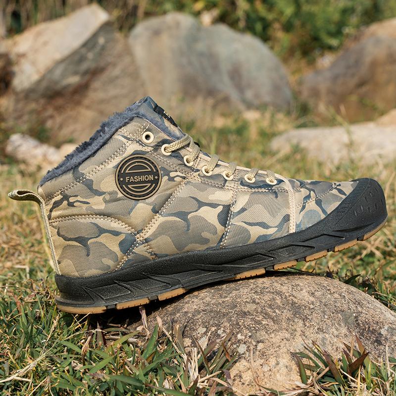 Zimowe bawełniane buty męskie i damskie Outdoor wodoodporne wygodne ciepłe buty śnieżne
