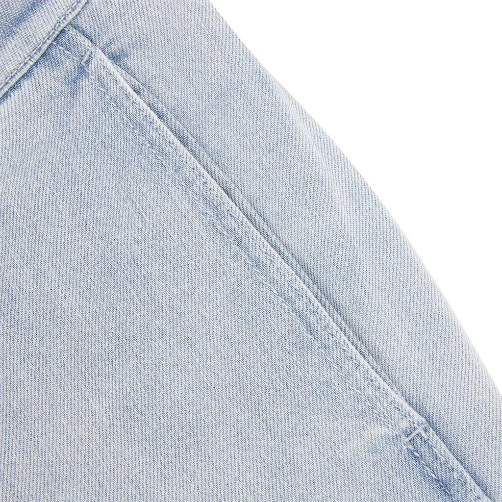 Li Ning Sports Lifestyle Series Logo Stitching Denim Pants Men bottoms AJQW001-1