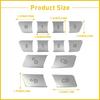 12pcs Chrome Door Lock Switch Button Cover For Trims Mercedes Benz W204 W212 CLA
