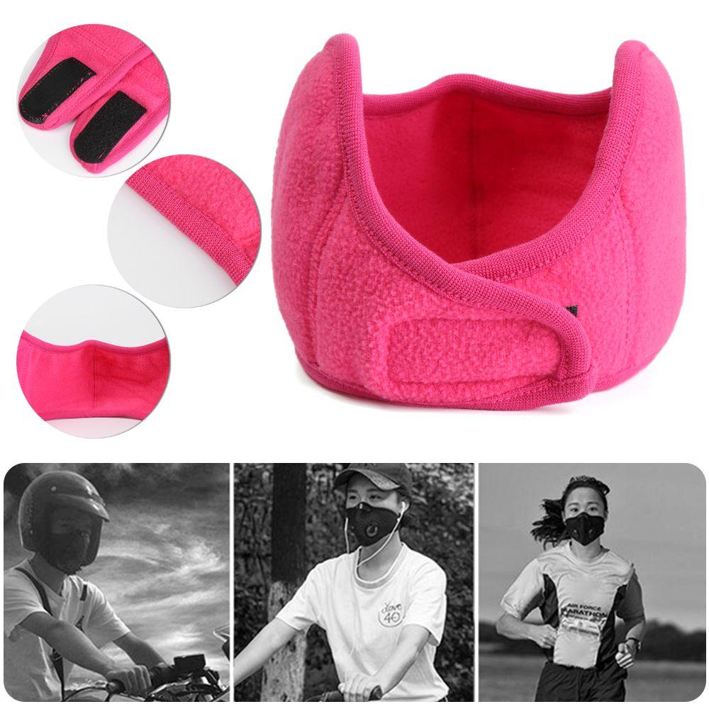 Women /Men Dust-proof Ear Muff Wrap Band Winter Warmer Earlap Two-in-one Earmuffs Half Face Mask