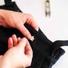 100pcs Wooden Star Buttons with 2 Holes Rustic Sewing Buttons Lovely Mini Wood Button for Costume Design Clothes Scrapbooking
