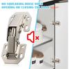 90 Degree Steel Cabinet Hinges No-Drilling HoleHydraulic Buffer Hinge Kitchen Cabinet Cupboard Hinges Furniture Hardware