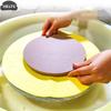 1 Peça Pano Absorvente para Argila Cerâmica Diâmetro 30cm Tapete Absorvente para Roda de Oleiro Pano Toalha PVA Ferramentas de Acabamento para Escultura em Argila