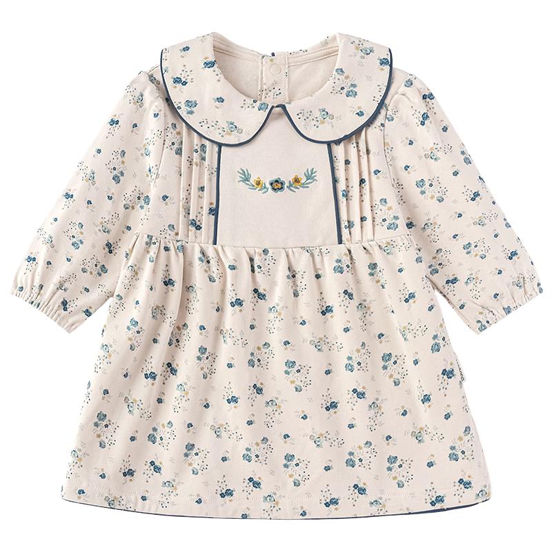 Babylove Girls  Floral French Cotton Dress 100