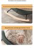 Single Rocking Chair - Comfortable White Sofa for Balcony, Living Room, or Bedroom Leisure.
