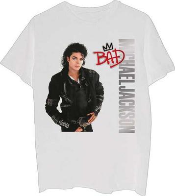 Michael Jackson Bad ,white Unisex T-Shirt