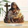2D Flat Acrylic Lamb Hug Decoration, Indoor and Outdoor Decoration - No Battery/electricity Required, Free Day Decoration, Shop Decoration, Durable Ou