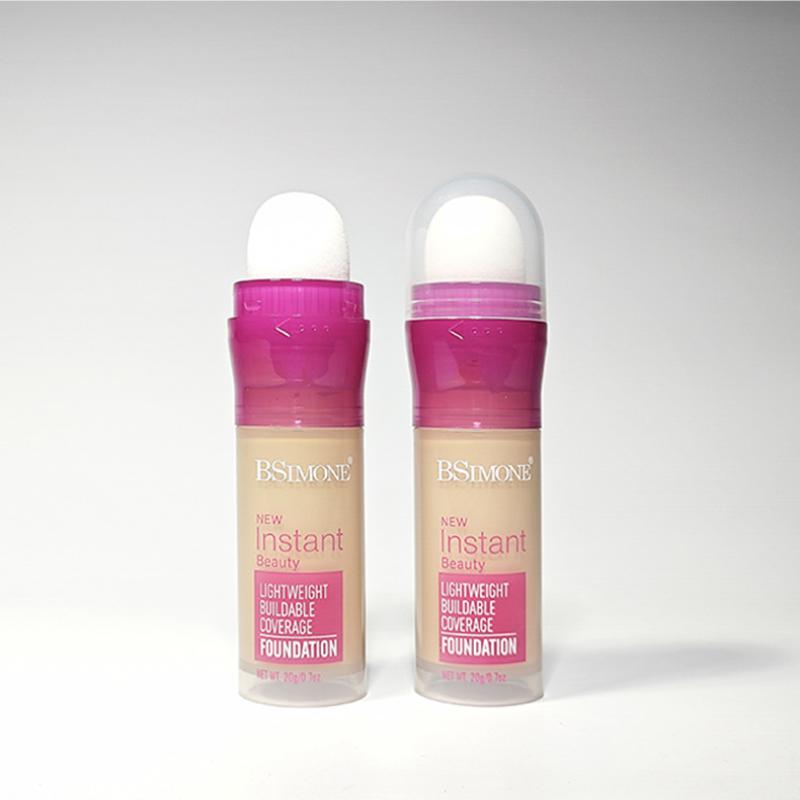 Bsimone Facial Concealer Sponge Head Matte Liquid Foundation Makeup Oil Control Long Lasting Bb Cream Waterproof Brighten