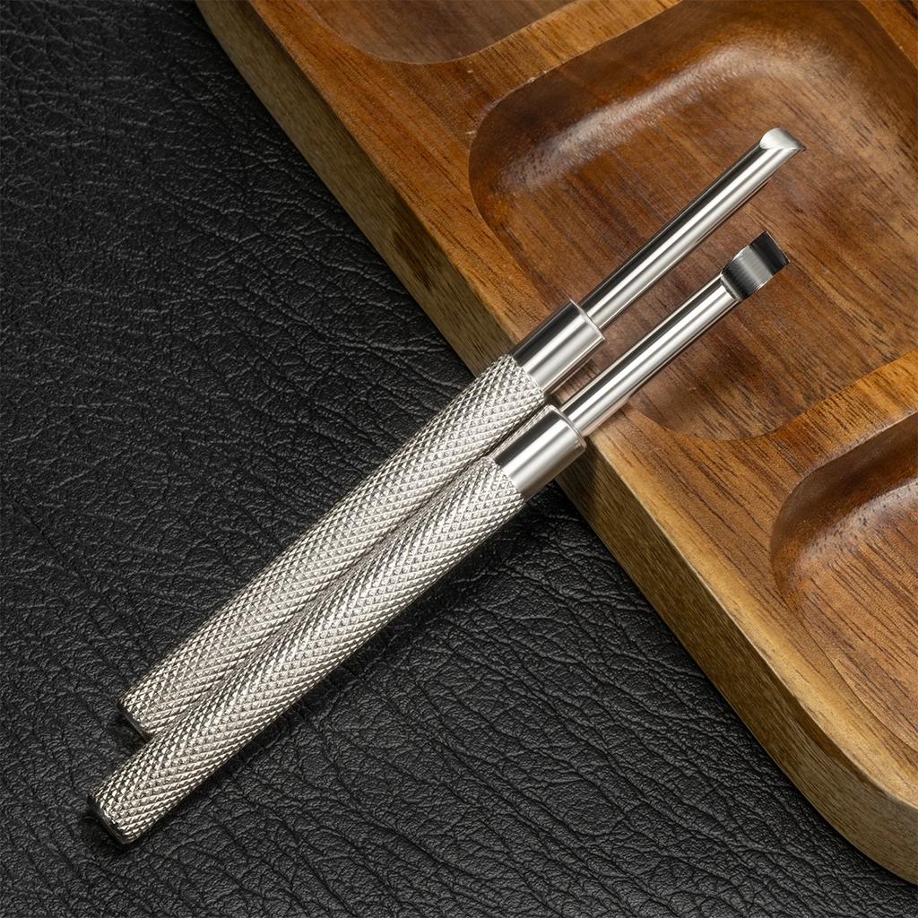 2/4Pack Stainless Steel 4mm Watch Hand Remover Tools Levers With Flat Blade Watch Needle Lifting Tool for Watchmaker Knife Tools