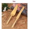 2Pcs Wedding Cake Knife and Shovel Pizza Bread Knife Wedding Supplies Cake Knife Triangle Bread Shovel Baking Tools