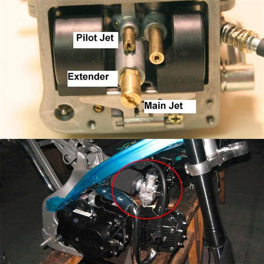 10x 112/115/118/120/122/125/130/132/135/138 Motorcycle Carburetor Main Jet Kit
