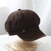 Autumn and winter new fashion octagonal hat children's trendy versatile British retro sunscreen beret