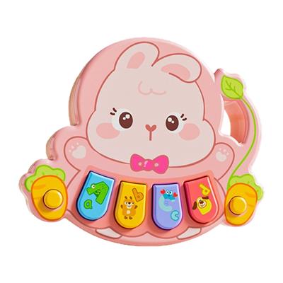 Early Education Piano With 0-3 Year Safe Design ABS Material Multisensory Music Modes Hand Eye Coordination Training Tool