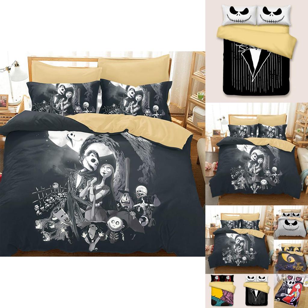 New Nightmare Hot Before Christmas Jack Duvet Cover Sets Quilt Cover Bedding