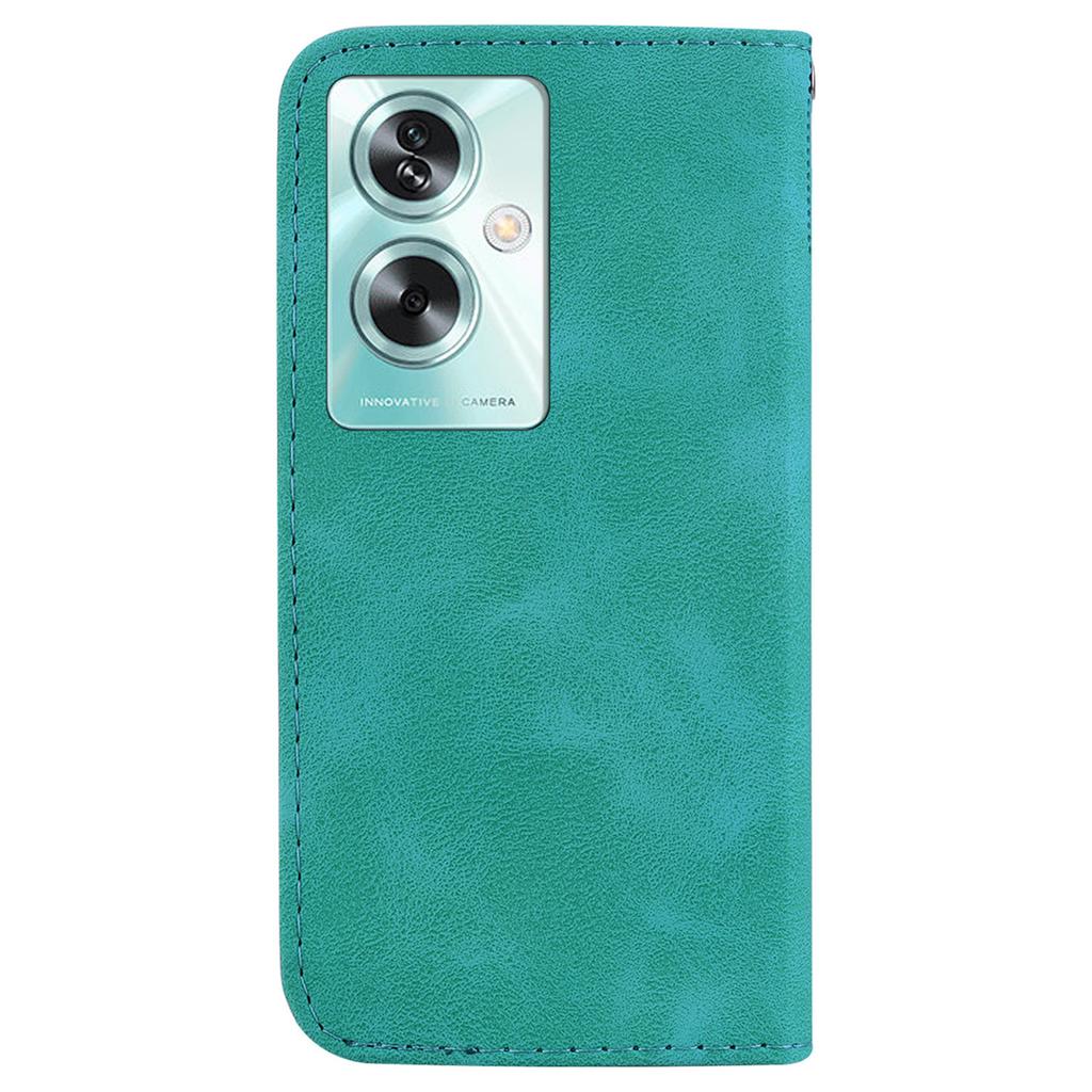 For Oppo A79 5G/A2 5G Case PU Leather Wallet Stand Imprinted Phone Protection Cover