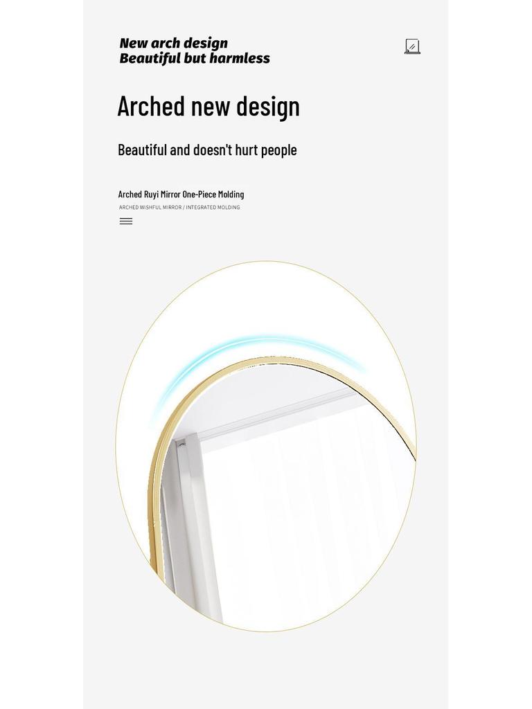 Full-Length Floor Mirror: Stylish Wall-Mounted Dressing Mirror for Bedrooms and Fitting Rooms