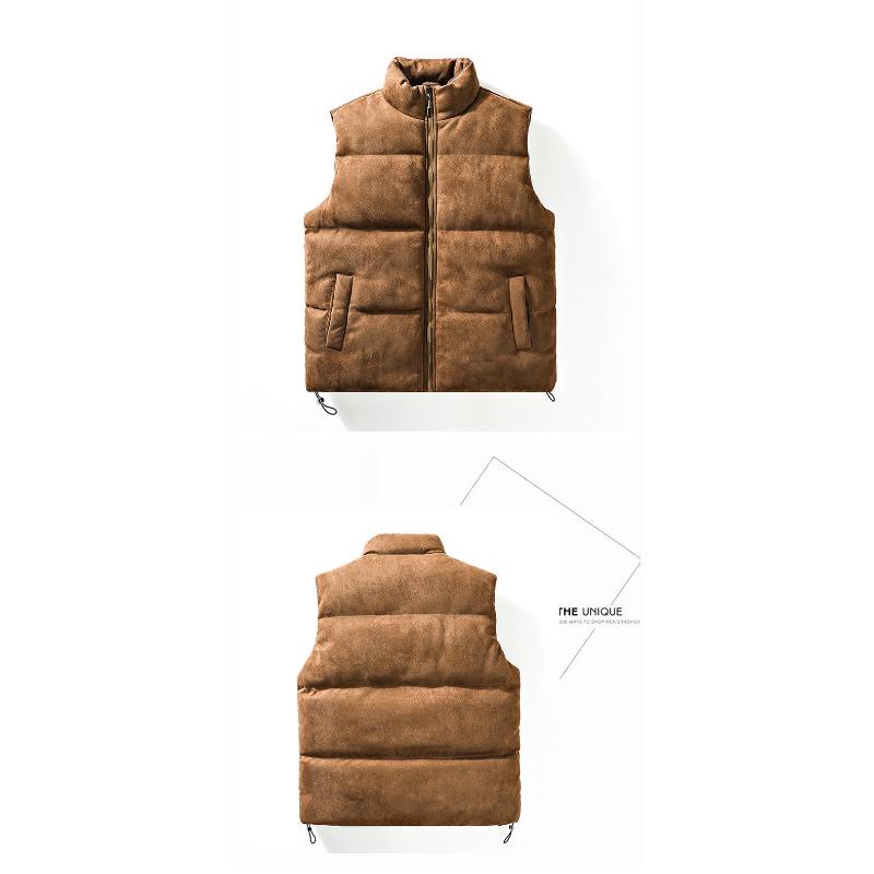 Loose Stand Collar Thick Warm Vest For Women Winter Autumn