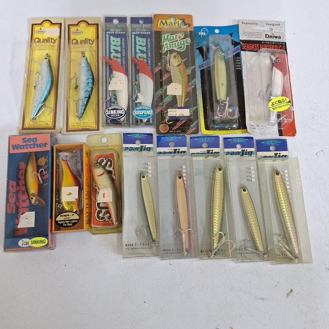 Used hard lure set of 15