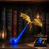 3D Fire-Breathing Dragon Bookshelf Nook Light Shelf Decor Flying Dragon Design Book Lover Gift Halloween Shelf Display