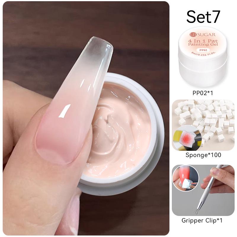 UR SUGAR Gel Pot: No-Wash Nail Art & Gradient Set