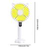 Portable Handheld Fan USB Rechargeable Personal Fan with Digital Display Small Hand Fan 5 Speeds for Travel/Outdoor/Home/Office