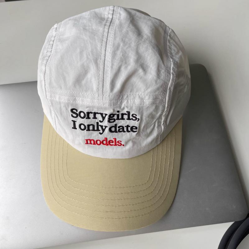 

Cotton Baseball Cap Embroidered Breathable Unisex for Men Women Outdoor Camping Streetwear Daily Casual Fashion Wear Lightweight Adjustable бежевый