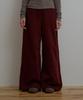 ODER Heavy Fleece Wide Pants - Wine