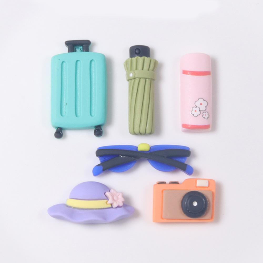 Kawaii Summer Beach Vacation Hair Mobile case Cup Decoration Flatback Resin Cabochons