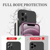 Luxury  Liquid Silicone Case for IPhone 14 13 12 11 Pro Max Shockproof Case