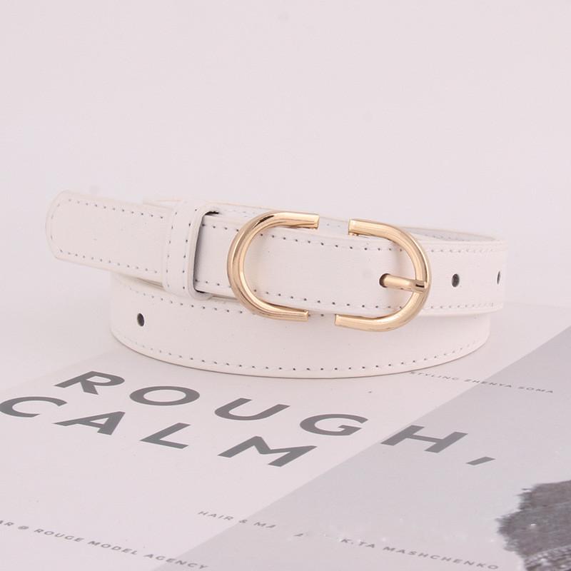 Trendy Korean Style Women's Black Fabric Belt For Chic Casual Outfits