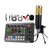 Live Sound Card Sound Mixer With Mixer Effects Voice Changer Bluetooth-compatible Mixer For Live Streaming Singing