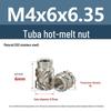 Stainless Steel Pre-embedded Injection Molding Knurled Nut M2M3M4