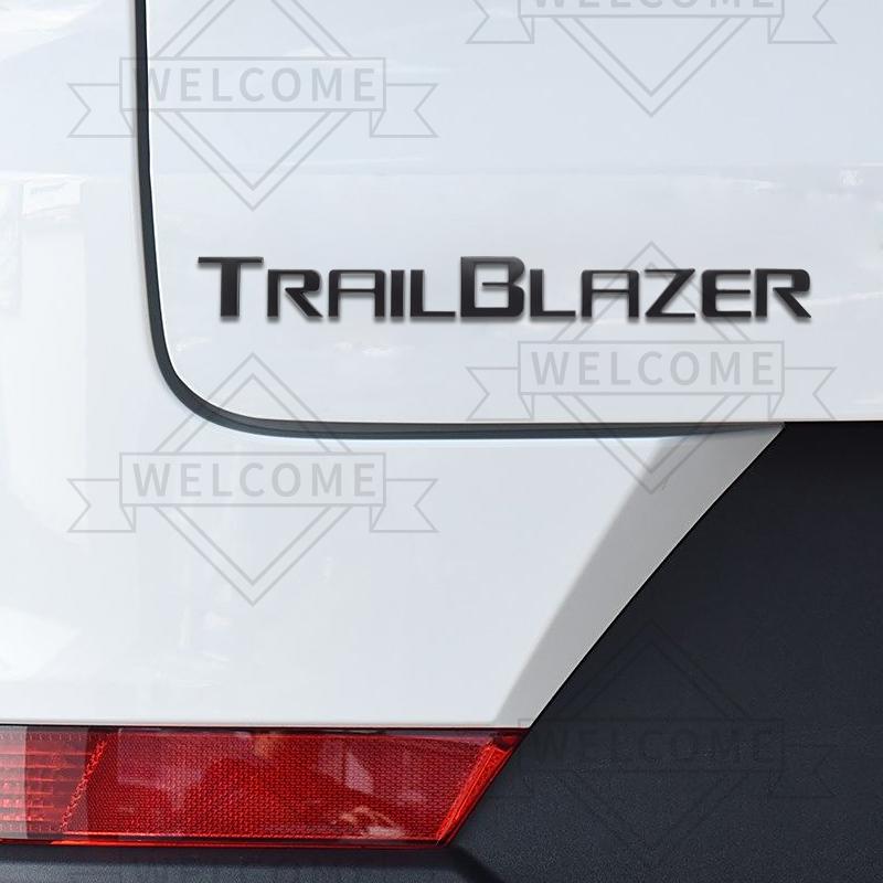 AABHB1 3D Car Stickers For Chevrolet Trailblazer Emblem Auto Body Letter Badge Trunk Decal Decoration Accessories