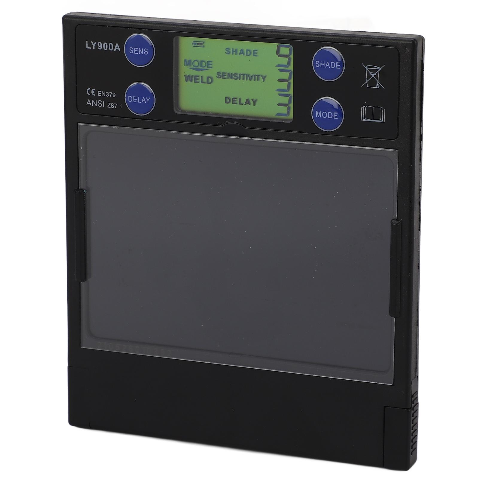 

Солнечный сварочный линзовый экран Автоматическое затемнение Цифровой дисплей Сварочная маска Фильтр-линза 100x67мм