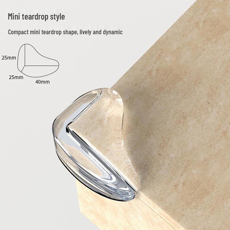 Clear Anti-Collision Corner Protector for Coffee Tables and Chairs