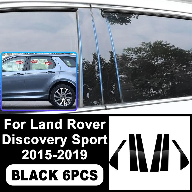 For Land Rover Discovery Sport 2015-2019 B/C Pillar Stickers - PC Window Decorative Trim for Middle Pillar,Car Accessories 2016