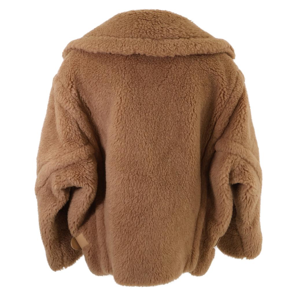 Max Mara [Excellent Condition/Domestically Authorized] 108606236 RANGHI Teddy Bear Camel Blend Short Jacket 40 BrownUsed