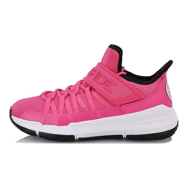 Li Ning Cloud Cushioning Training Basketball Shoes Unisex sneaker Pink Black ABCN017-5