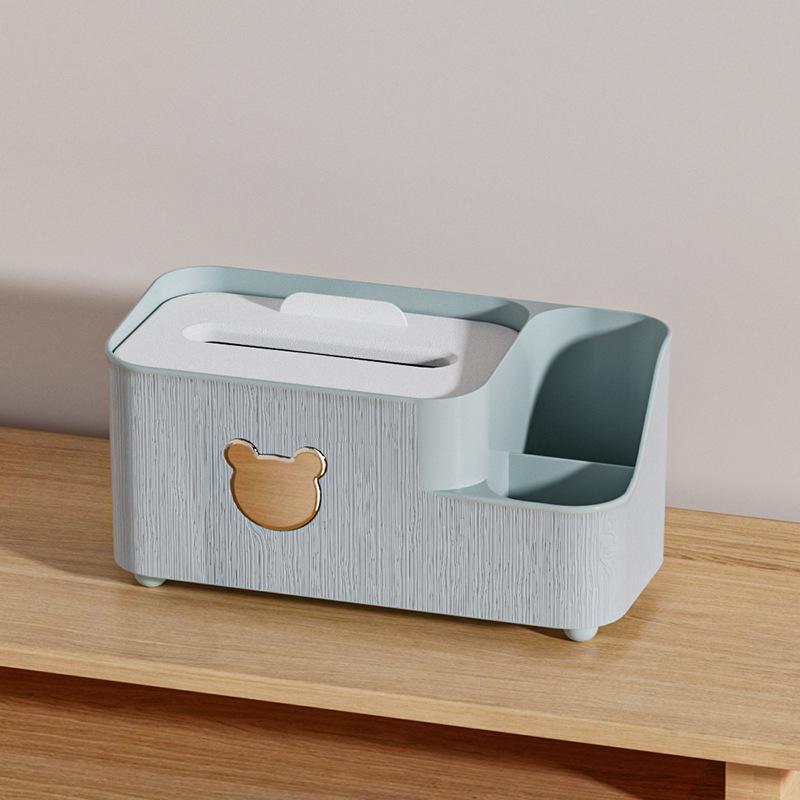 Multifunctional Cartoon Bear Tissue and Storage Box for Home