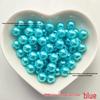 DIY Handmade Materials: 4-20mm Colored Round Loose Beads, ABS Imitation Pearls for Beading and Accessories